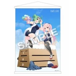 B2 Tapestry: Original Character - Sukumizu Midori & Pink - LIMITED EDITION [BINDing]