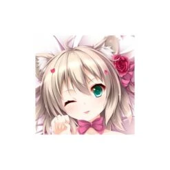 Dakimakura Cover White Cat Original Limited Edition Niro [Goods]