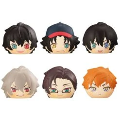 FukaFuka Squeeze Bread "Hypnosis Mic -Division Rap Battle-" Rhyme Anima Ikebukuro & Yokohama 6 Pack Box [Megahouse]