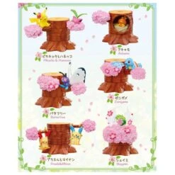CAPCOM Pokemon Atsumete! Kasanete! Pokemon No Mori 4 Hanabira No Mai 6 Pack BOX [Goods]