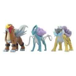 Pokemon Scale World: Johto Region - Raikou & Entei & Suicune (CANDY TOY) REISSUE [Bandai]